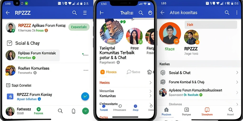 Antarmuka menarik dari RPZZZ yang memudahkan interaksi di Forum Komunitas.