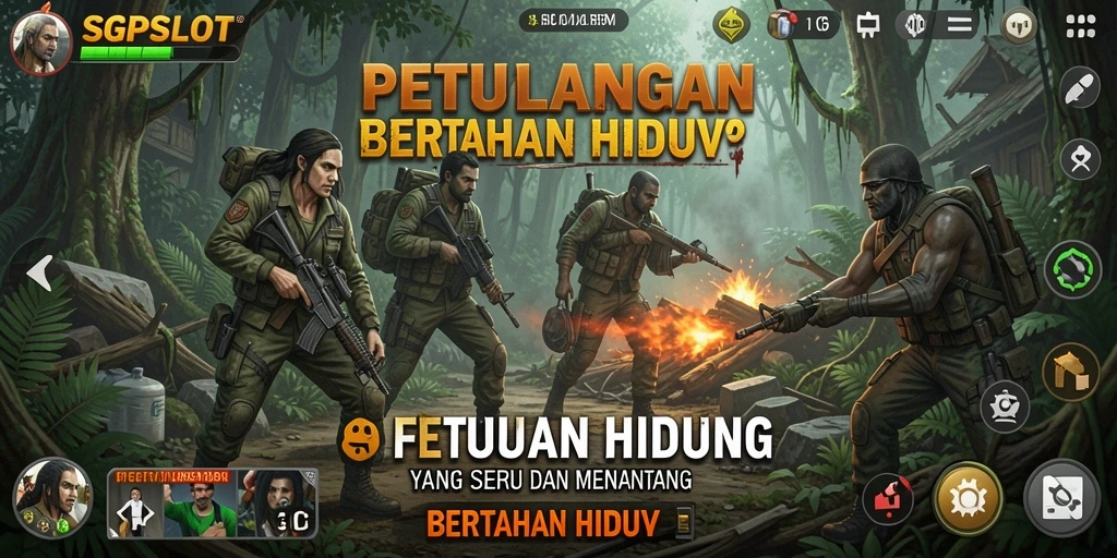 Tampilan antarmuka SGPSLOT dengan elemen Bertahan Hidup yang menarik.