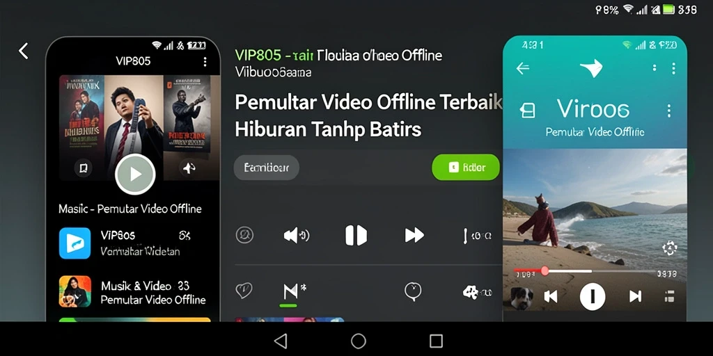 Tampilan antarmuka VIP805 yang menarik dan fungsional.