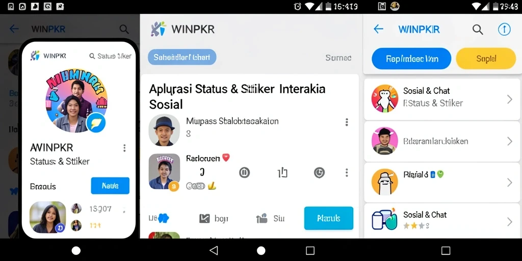 Tampilan antarmuka WINPKR yang menarik dan mudah digunakan.
